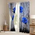 thumbnail image 3 of Castle Fairy Butterfly Rose Curtains Pack of 2 (42x84 Each),Romantic Curtains Blackout, 3 of 6