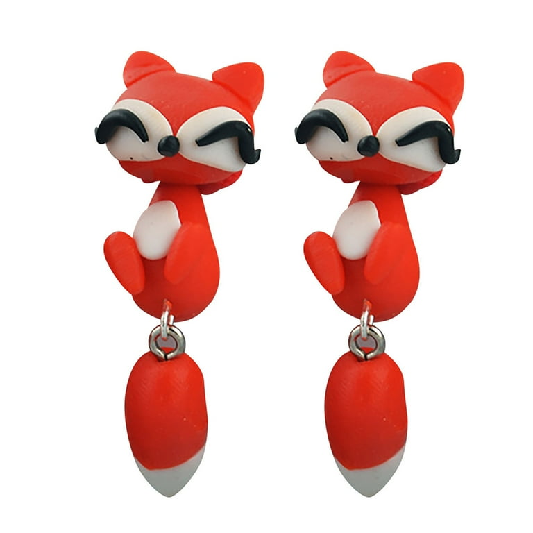 Lady fox shop earrings