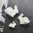 thumbnail image 4 of HANXIULIN White Ceramic Bunnies, Home Tabletop Bookshelf Easter Decorations Home Decor, 4 of 9