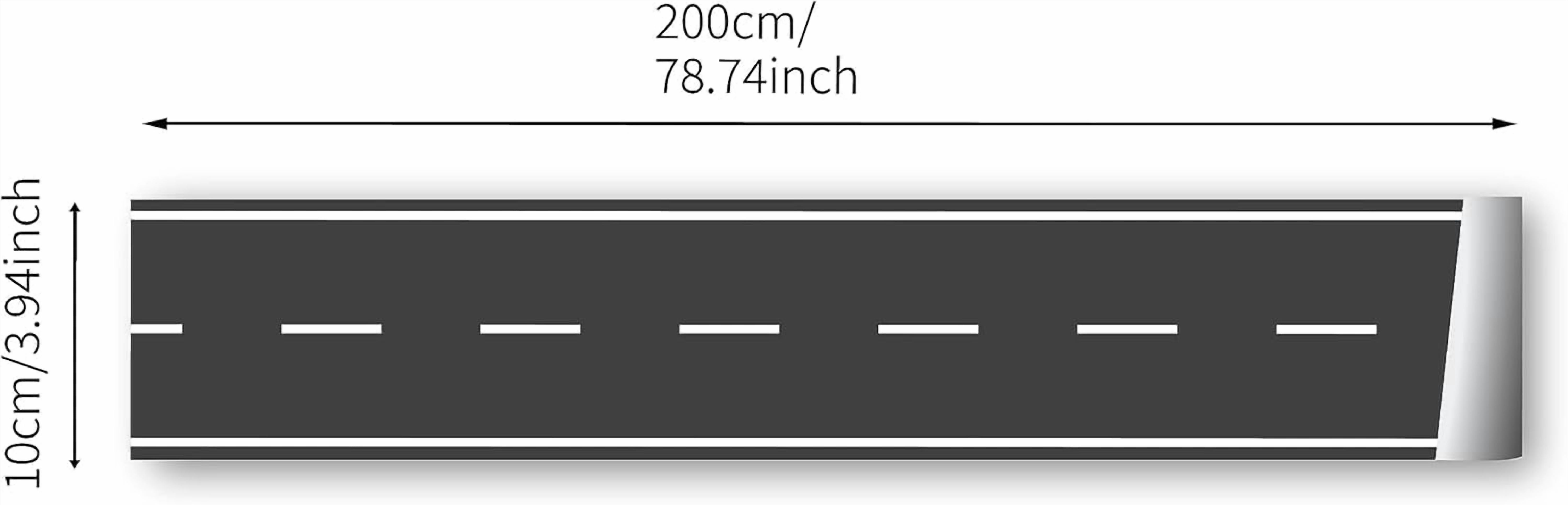 Wall Border Road Stickers Street Nursery Decor Boys Bedroom Decals Vehicle Removable Wallpaper Kids Room Vinyl Murals DIY Cute Decorations