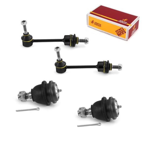 Metrix Premium Chassis Parts - 4 PC L/R Front Sway Bar Stabilizer End Link & L/R Front Lower Ball Joint Kit Fits 98-02 Ford Crown Victoria, Lincoln Town Car, Mercury Grand Marquis, K8953, K8685