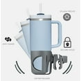 thumbnail image 6 of New Cup Holder Compatible with UPPAbaby Cup Holder (for Vista, Cruz and Minu). A Solid Super Secure Fit. 360 Degrees Rotatable. Anti-Shake Spill Resistant. (Gray), 6 of 10