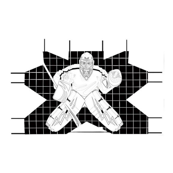 yotijay Hockey Goal Goalie Target Equipment Folding Easy Installation Protable Accuracy Training Target Hockey Net for Goalie, Adults S