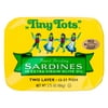 Tiny Tots Brisling Sardines in Extra Virgin Olive Oil, 3.75 oz Can