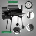 thumbnail image 3 of Asador con Ahumador Aquila Hierro 44 pulgadas Oakville Negro, 3 of 9