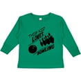 thumbnail image 3 of Inktastic This Kid Loves Bowling Boys or Girls Long Sleeve Toddler T-Shirt, 3 of 5