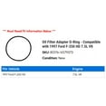 thumbnail image 2 of Oil Filter Adapter O-Ring - Compatible with 1997 Ford F-250 HD 7.5L V8, 2 of 2