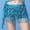 Light Blue#1173, variant on Wowcloth Women's Sexy Hip Scarf Sequined Tassel Waist Scarf Adult Female Belly Dance Dress Bandage Waist Chain Skirt