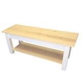 thumbnail image 4 of NANTUCKET BENCH WITH SHELF-54, 4 of 6