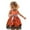 ZA Orange, variant on for Girls Toddler Sleeveless Cartoon Mesh Princess Dress Show Party Dress Performance