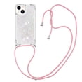 thumbnail image 1 of Funda FOXDOCK para iPhone 15 con Cuerda Ajustable, Brillo Líquido, Protección Antigolpes y Lente – Ideal para Regalo, 1 of 6