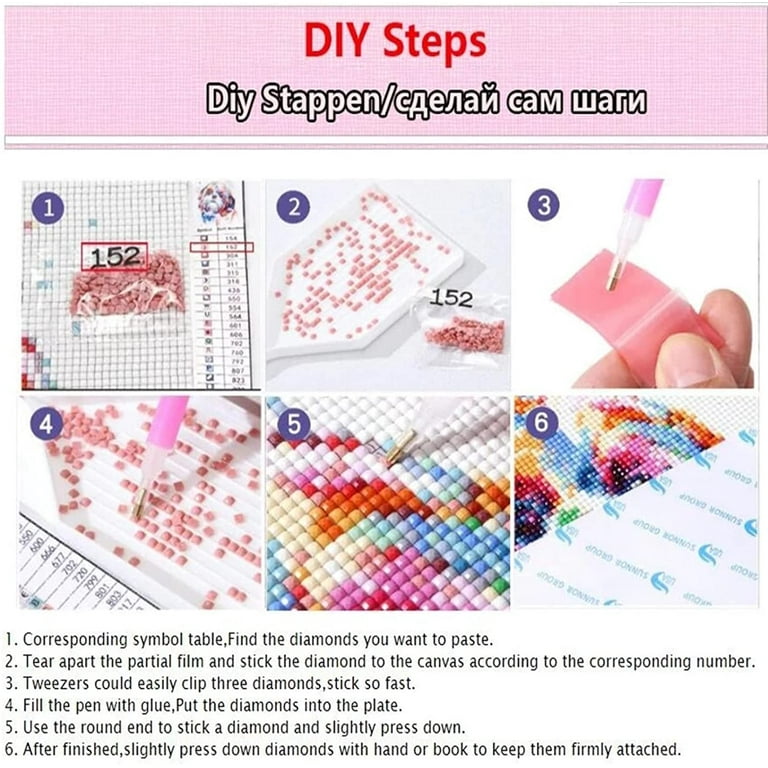 DIY 5D Diamond Painting Kits for Adults Full Drill Crystal Gem Art Paintings  by Number Embroidery HD Canvas Dots Diamond Art Craft Kit Gift for New Home  Wall - China 5D Diamond