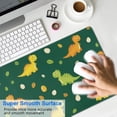 thumbnail image 4 of Long Mouse Pads for Desk,Green Cartoon Dinosaurs Eggs Pattern Desk Mats on Top Of Desks, Desk Mouse Pad Extra Large with 3mm Non-Slip Base and Stitched Edge for Gaming,Office,Work,Home 31.5"x11.8", 4 of 6