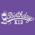 thumbnail image 2 of Junior's Mickey & Friends Retro Birthday Kid  Graphic Tee Purple Small, 2 of 3