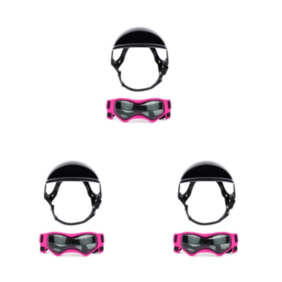 Billuyoard Casco para perros, gafas para gatos, suministros para mascotas, equipo de protección, dulce regalo, Protector de cabeza de firmeza Type1 NO1