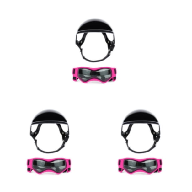 Billuyoard Casco para perros, gafas para gatos, suministros para mascotas, equipo de protección, dulce regalo, Protector de cabeza de firmeza Type1 NO1