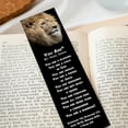 thumbnail image 3 of Christian Bookmark Packs | Page Marker Divider | You Are Lion Poem (Pack of 8), 3 of 4