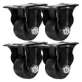 thumbnail image 1 of Ruedas Caster Wheels FactorDuty de poliuretano de 1.5 pulgadas y 800 libras, paquete de 4, 1 of 5