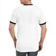 thumbnail image 2 of CafePress - Baseball Dad T Shirt - 100% Cotton Ringed T-Shirt, 2 of 4