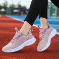 thumbnail image 5 of NOKIO Womens Running Tennis Shoes Slip on Ladies Walking Fashion Athletic Sneakers Work Gym Comfort Lightweight Mesh Soft Sole Shoes Mesh Breathable Lace Up Sport Shoes, 5 of 7