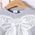thumbnail image 5 of Glisme Girl Outfits Crewneck Graphic Prints Long Sleeve Tops Pants Soft Toddler Playsuit Grey, 5 of 5