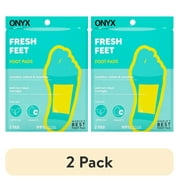 (2 pack) ONYX Professional Fresh feet Foot Pads, 2 Pairs, One Size