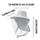 thumbnail image 3 of Sombrero con mosquitera, sombrero para la cabeza con mosquitera, sombrero para el sol con mosquitera, sombrero para abejas, sombrero para cazar, para acampar al aire libre y jardinería., 3 of 4