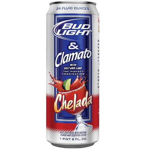 Bud Light And Clamato Chelada Beer 24 Fl Oz