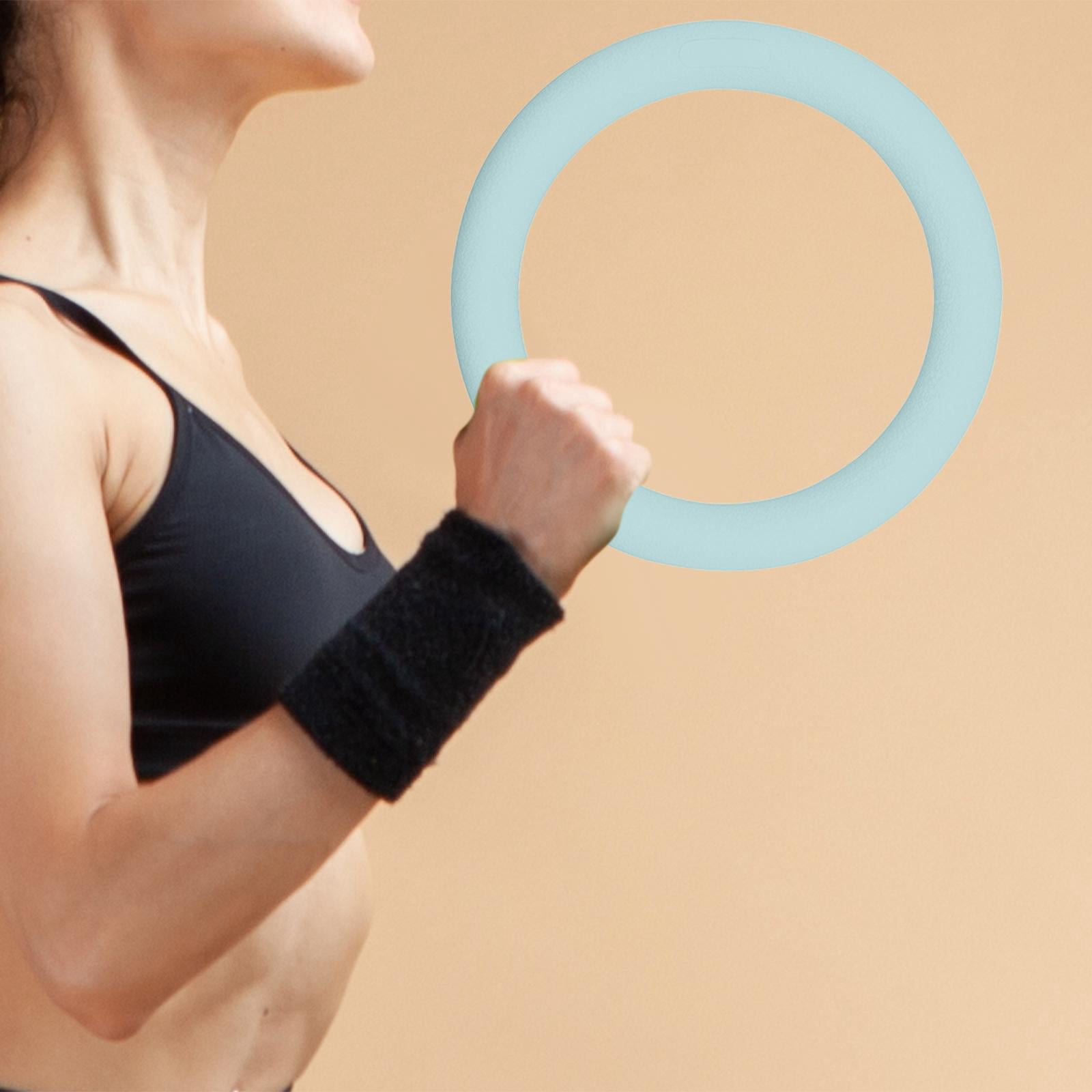 10lb Kettlebell Weight Ring Fitness Equipment Nonslip Grip for Strength Training Pilates Full Body Workout Home Gym
