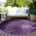 thumbnail image 6 of Addison Rugs Chantille Indoor/Outdoor Transitional Casual Purple Washable Round Rug, 8' x 8', 6 of 6