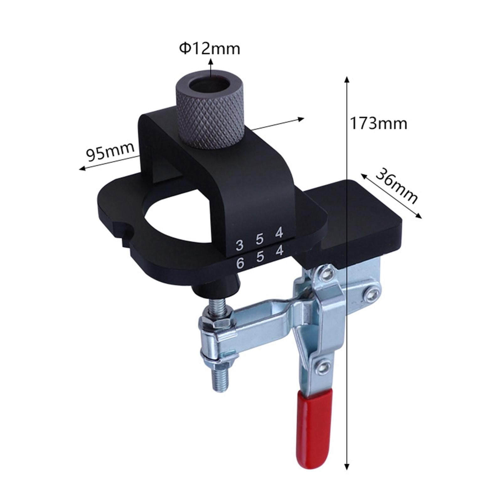 Nishiyuenyi 35mm Woodworking Hole Jig Kit Aluminum Alloy Hinge Boring Jig for Carpenter Tool
