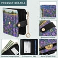 thumbnail image 5 of Qxltty Iris Bush Ladies Wallet Rfid Slim Thin Compact Credit Card Women Wallet Zipper Coin Pocket and ID Window for Female Gifts, 5 of 8