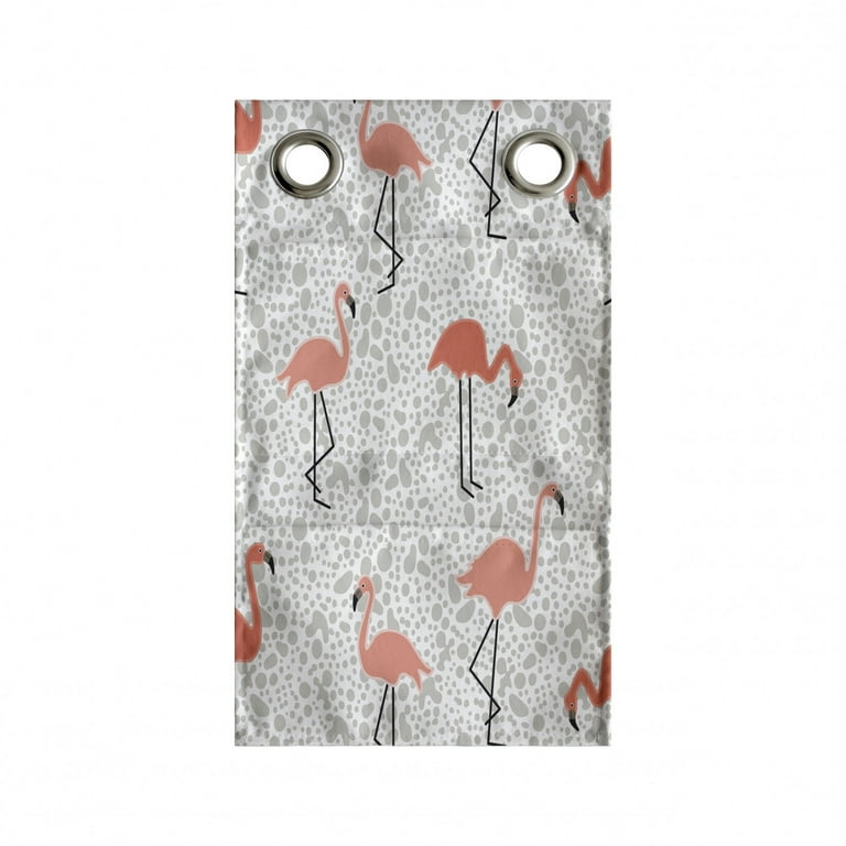 Flamingo Hanging Pocket Organizer Exotic Birds on Tropical Motifs