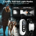 thumbnail image 3 of Dog Training Collar with Remote, 3300ft Range Shock Collar for Small, Medium, Large Dogs (8–120 lbs), IPX7 Waterproof, Rechargeable, with Beep, Vibration, Safe Shock & Light Modes, 3 of 8