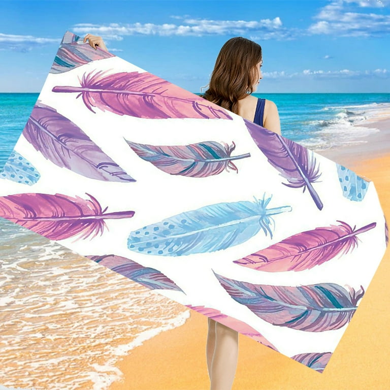 EQWLJWE Tropical Palm Leaves Hand Towels Jungle Floral Ultra Soft