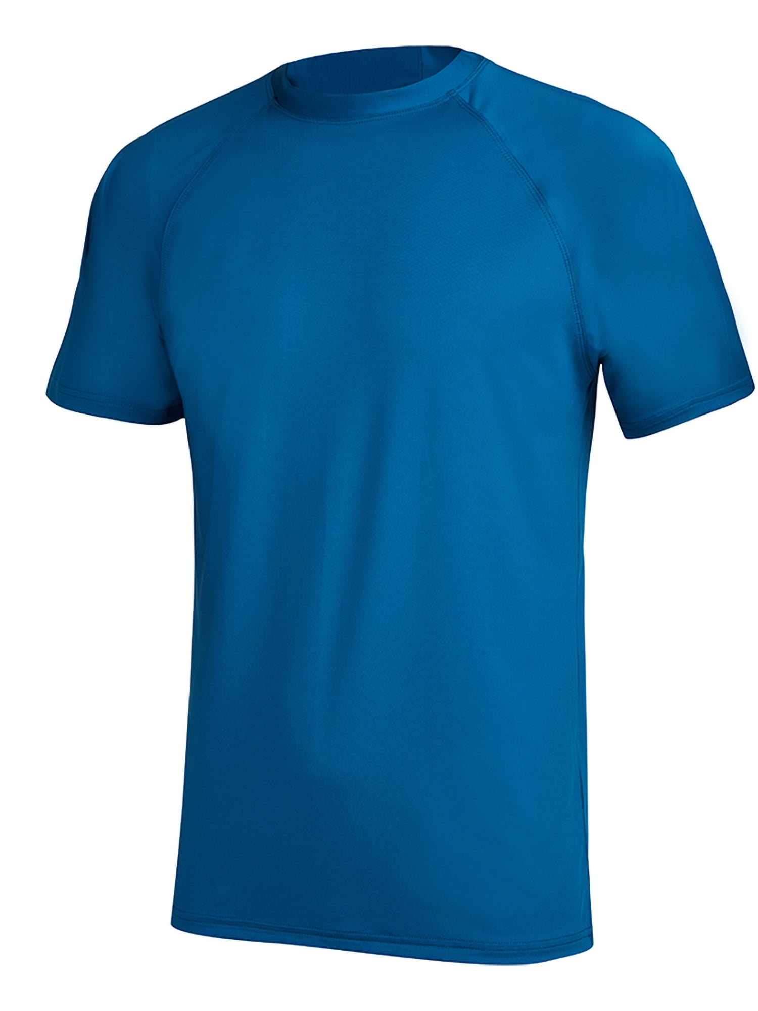 MidTen Men Short Sleeve Swim Tops Swim Shorts Bottoms Rash Guard UV