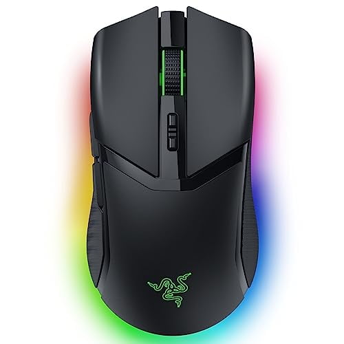 Razer Cobra Pro Wireless Gaming Mouse: 10 Customizable Controls - Chroma RGB Lighting - 30K Optical Sensor - Gen-3 Optical Switches - 2.4GHz, Bluetooth & USB Type C - Up to 170 Hr Batt