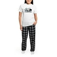 thumbnail image 5 of CafePress - I Love Cotons Women's Light Pajamas - Women's Short Sleeve Print T-Shirt and Pants Light Cotton Pajama Set, 5 of 7