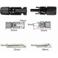 thumbnail image 5 of 6 Pairs MC4 Male/Female Double Rings Waterproof Joint, Solar Pane, 5 of 5