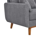 thumbnail image 6 of Aukfa Deep Seat Sofa Couch 65" Loveseat w/ 2 Pillows for Living Room Bedroom, Corduroy, Dark Gray, 6 of 10