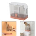 thumbnail image 4 of Estantes de secado para utensilios de montaje en pared para cucharas Tenedores Rosa Sunnimix soporte para palillos, 4 of 7