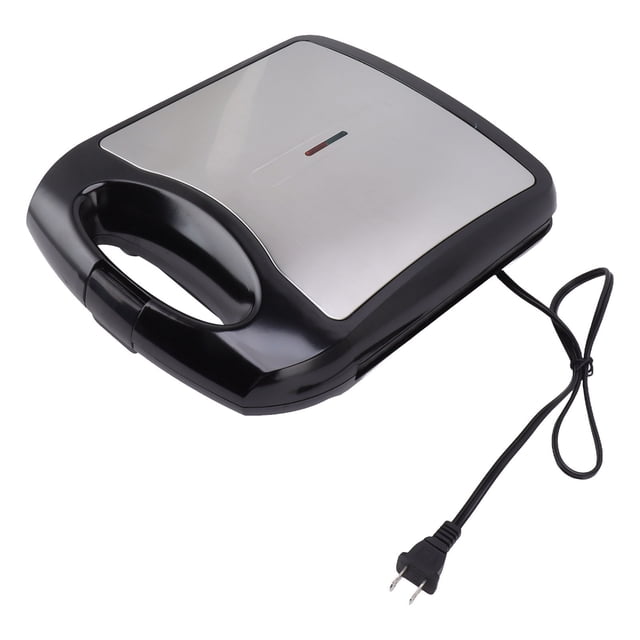 Mini máquina de gofres para el hogar, máquina para hacer desayuno, sándwich, calefacción, plancha multifuncional, 110V