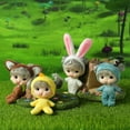 thumbnail image 4 of FENOHREFE Tiny Doll P1ast1c Mini Doll with Small Clothes for Girls 4" Little Doll Reborns Ba-- G1ft Bag Decors Accessory, 4 of 7