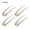 White, variant on 4 Pack Cotton Rope Curtain Tiebacks, Hand Woven Curtain Tie Backs for Drapes, Boho Style Decorative Curtain Holdbacks, Use with Wall Hooks (Hooks Not Included)