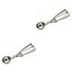 thumbnail image 1 of Toystoory Cuchara para helado con gatillo, cuchara para galletas de Metal, cuchara para melón, cuchara para de acero inoxidable 4cm 2Conjunto, 1 of 6
