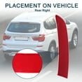 thumbnail image 3 of Reflector lateral trasero derecho Unique Bargains No.63257352210 para BMW X3 2015-2017 1Pc Rojo, 3 of 7