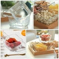 thumbnail image 4 of Houderco Dried Fruit Dish Glass Divided Compartments Assorted Color 1 Set 7.66X7.66X2.36in, 4 of 6
