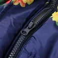 thumbnail image 6 of Wavsuf Puffer Jacket for Girls, Zip Up Mid-Length Long Sleeve Long Sleeve Navy 8-9T, 6 of 8