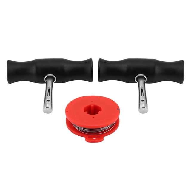 Kit de herramientas para quitar parabrisas de coche, alambre para cortar vidrios de ventanas con mangos