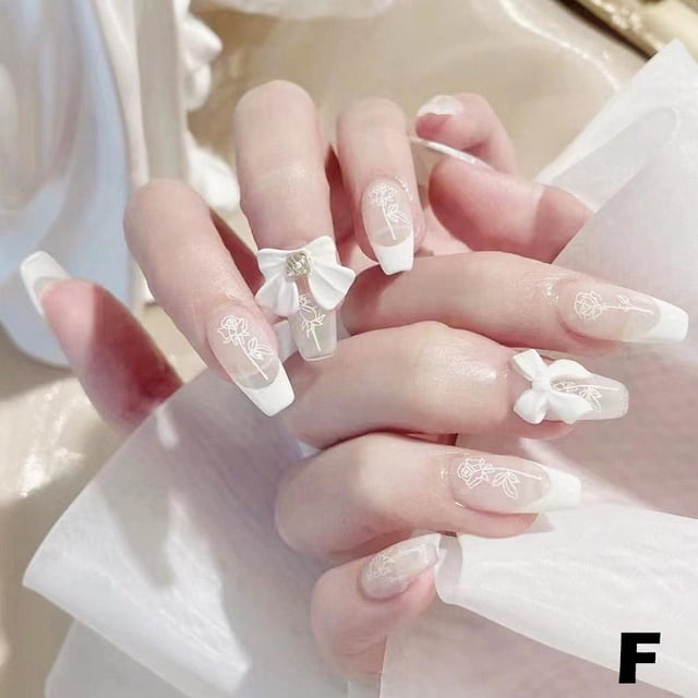 Patch Faux Ongles Portable Fille Manucure DIY 2023 I3K7